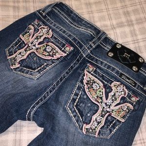 Size 12 MissMe girls jean crop